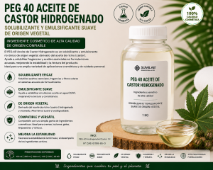 PEG 40 Aceite de Castor Hidrogenado PEG 40 Aceite de Castor Hidrogenado